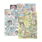 16Sheets Fantasy Dream Girl's Illustrated Guide Graffiti Stickers DIY Toys for Phone Bottle Travel Bag Decals Creative Gifts