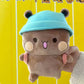 Anime Cartoon Panda Expression Bag Doll, 3D Animation Peripheral Pillow, Kawaii Plush Toy, Birthday Gift for Girls, 20cm