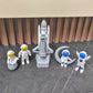 Rocket launch kit launch toys space rocket launch pad space station model children's assembly toys