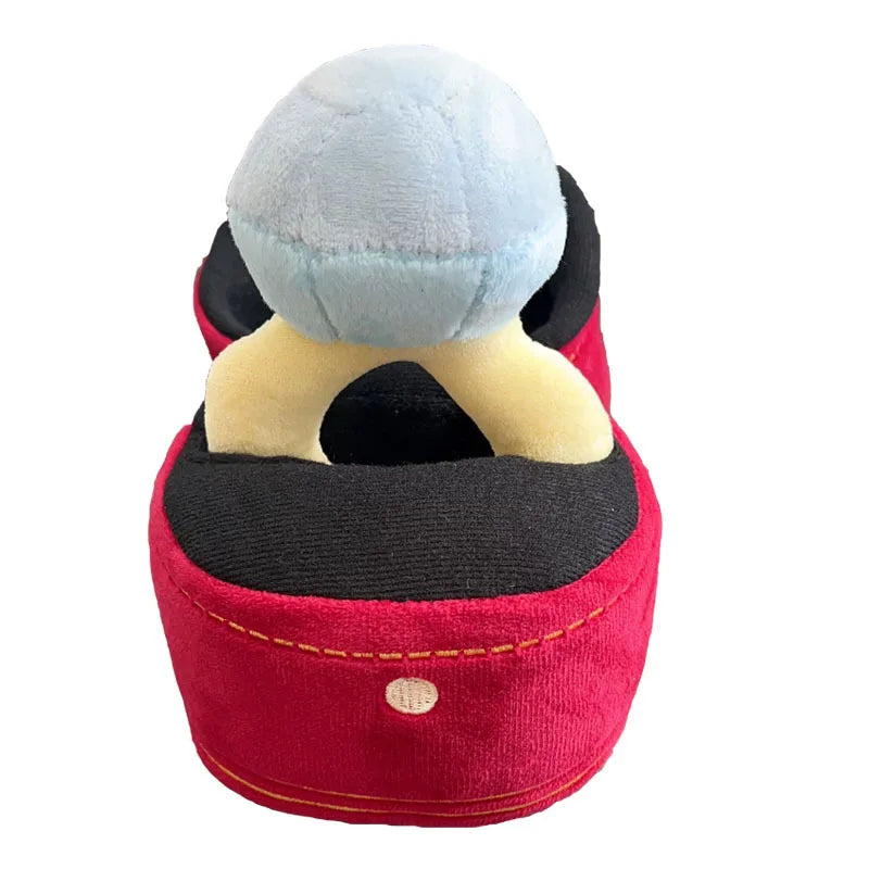 Diamond Ring and Box Case Plush Toy Creative Stuffed Pet Chew Toy for Dog Engagement Wedding Oversized Ring Funny Gifts Red Pink