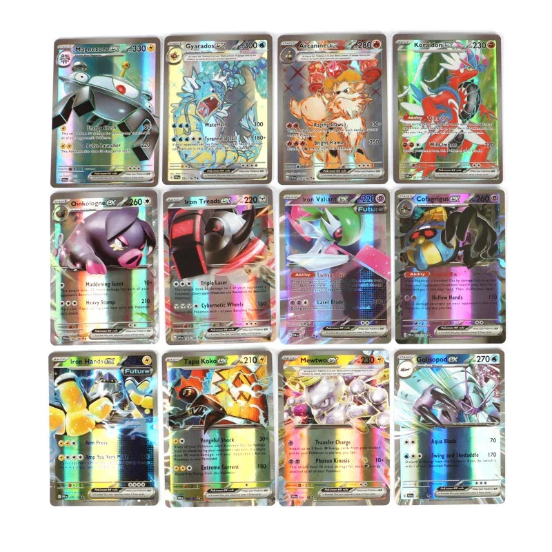 60/100Pcs English Pokemon Cards Shining MEGA GX Vmax TAG EX Vstar V Collection Cards Toys Children Gift