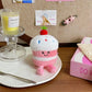 New Kawaii Cartoon Cake Plush Keychain Birthday Cake Doll Pendant Backpack Decor Accessories Toy Gifts