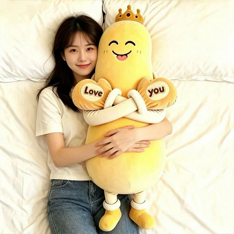 80CM Soft Mango Eggplant Plush Long Pillow Cute Healing Sleep Hug Pillow Cushion Doll For Girls Birtthday Gifts