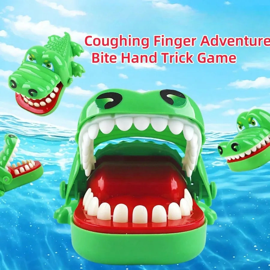 Crocodile Teeth Toys Alligator Biting Finger Dentist Classic Family Games Party Pranks Children's Lucky Game Decompression Toy