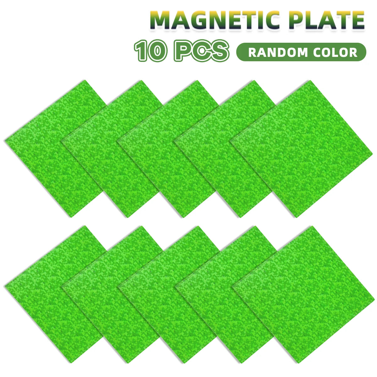 1/2/4/10 PCS Magnetic Base Plate Variety Baseplates Match DIY Magnetic Building Blocks Toys for Boys and Girls Children Gift