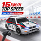 ZNLYRION RC Drifting Race Car 1:24 Scale 4 Wheel Drive 20km/h Adjustable High/Low Speed With Spare Drift Tires LED Headlight Taillight RC Toy For Boys Adult
