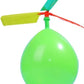 5PCS Propeller Balloon Helicopter DIY Flying Toy With Whistle Outdoor Activity Party Ornament Festival Present