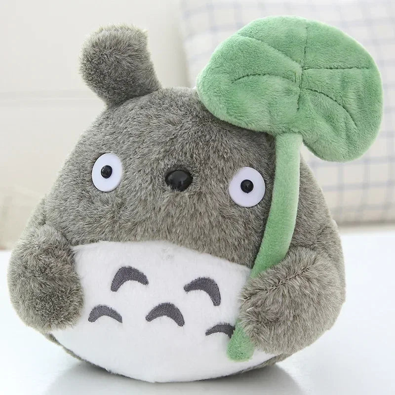 ---New Plush Doll 22cm Cartoon Cute Doll Lotus Leaf Totoro Doll Plush Toy Cat Doll Children's Christmas Gift