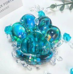 New In Stock Sparkling Aurora Cat Claw Pinch Music Crystal High Beauty Stress Relief Tool Pinch Toy Surprise Holiday Gift