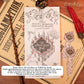 Harry Potter Map Magic Academy Hogwarts Theme HD Full Version Expandable Stereoscopic Magic Treasure Hunt Map Birthdays Gifts