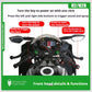 1:9 Scale H2R Motorcycle Model Toy Car Alloy Body Ignitable Start Spray Motor Models Shock Absorption Vehicles for Boys Toys