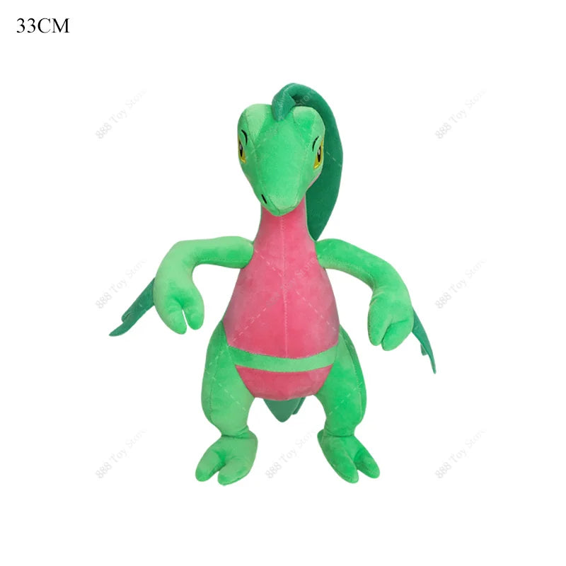Pokemon Plush Grovyle Garchomp Galarian Meowth Shiny Mimikyu Charizard Gyarados Rayquaza Ho-Oh Soft Stuffed Peluche Kids Toys