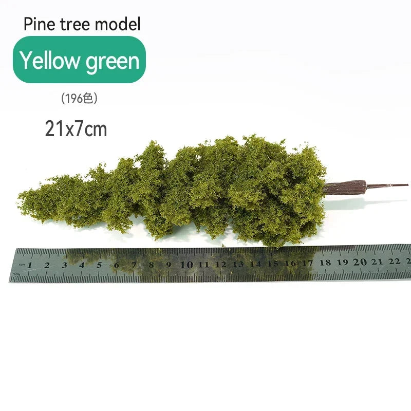 14/21cm Model Train Layout Wire Tree Model Simulation Tree Military Sand Table Material Handmade Diy Landscape Model Tree
