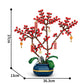 City Creativity Flower Bouquet Plum Blossom Bonsai Potted Plant Building Blocks Model Home Decoration Toy For Kids Gift﻿