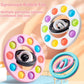 Bubble Wheel Fidget Spinner Flip 3D Adult Manual Rotation and Pressing Bubble Stress Relieving Toy Children's Sensory Gyroscope
