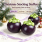 Simulation Mangosteen Building Block Squishy Toy Self-Rebound Vent Ball Super Soft Fruit Pinch Toy Stress Relief Sensory Fidget Toy Ideal Christmas Xmas New Year Gift for Kids Adults Stocking Stuffer