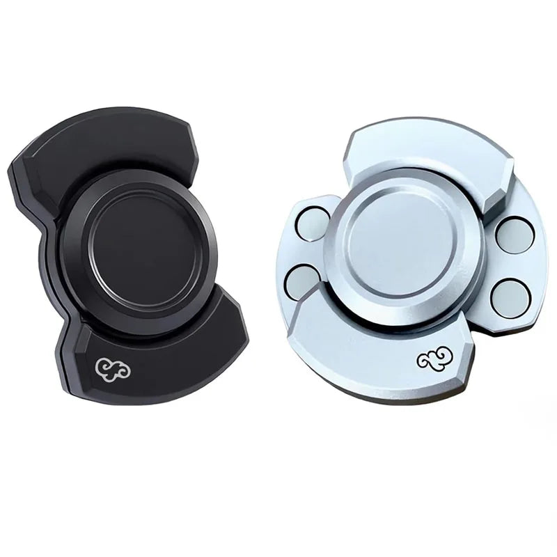 Alloy Metal 3 In1 Fidget Spinner Slider Clicker Magnetic EDC Cool Gadget Silent Stress Relief Enhanced Focus For Adults & Kids