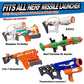 Foam Mega-Missile Refill Pack Toy Bullets Accessories Compatible for Nerf Rocket N-Strike Elite Series Missile Blaster Launcher