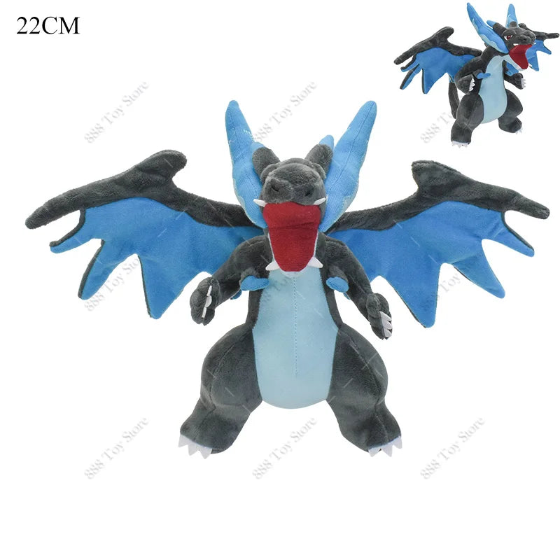 Pokemon Plush Grovyle Garchomp Galarian Meowth Shiny Mimikyu Charizard Gyarados Rayquaza Ho-Oh Soft Stuffed Peluche Kids Toys