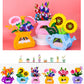 DIY Flower Toys Montessori Arts Crafts Non-weaving Handicrafts Flowerpot Toys for Kid Gift Early Preschool Educational Gift