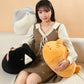 45cm Stuffed Lovely Cat Plush Toys Cute Kitten Pillow Siamese Cat Orange Cat Plush Cushion Room Decorate Birthday Gift