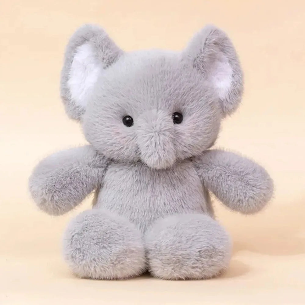 New Running Bear Plush Toys Cartoon Rabbit 40cm Stuffed Animal Stuffed with Bib Running Animal Kids