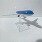 JASON TUTU 16CM KLM Royal Dutch Airlines B777 Aircraft Model Planel Airplane Diecast Metal Planes Collect Gifts ﻿