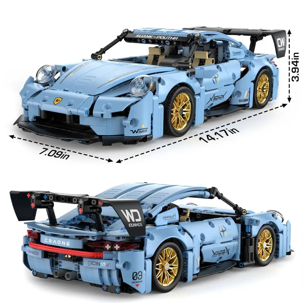 KAVOWORLD 1:14 Scale Supercar Building Blocks Set MOC Sports Vehicle Car Model Kit Racing Car Toys for Teens Boys Birthday Gifts