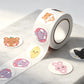 Kpop ateez roll stickers 500 sheets cute cartoon idol fans concert supports DIY phone cases,water bottles,bags,and gifts