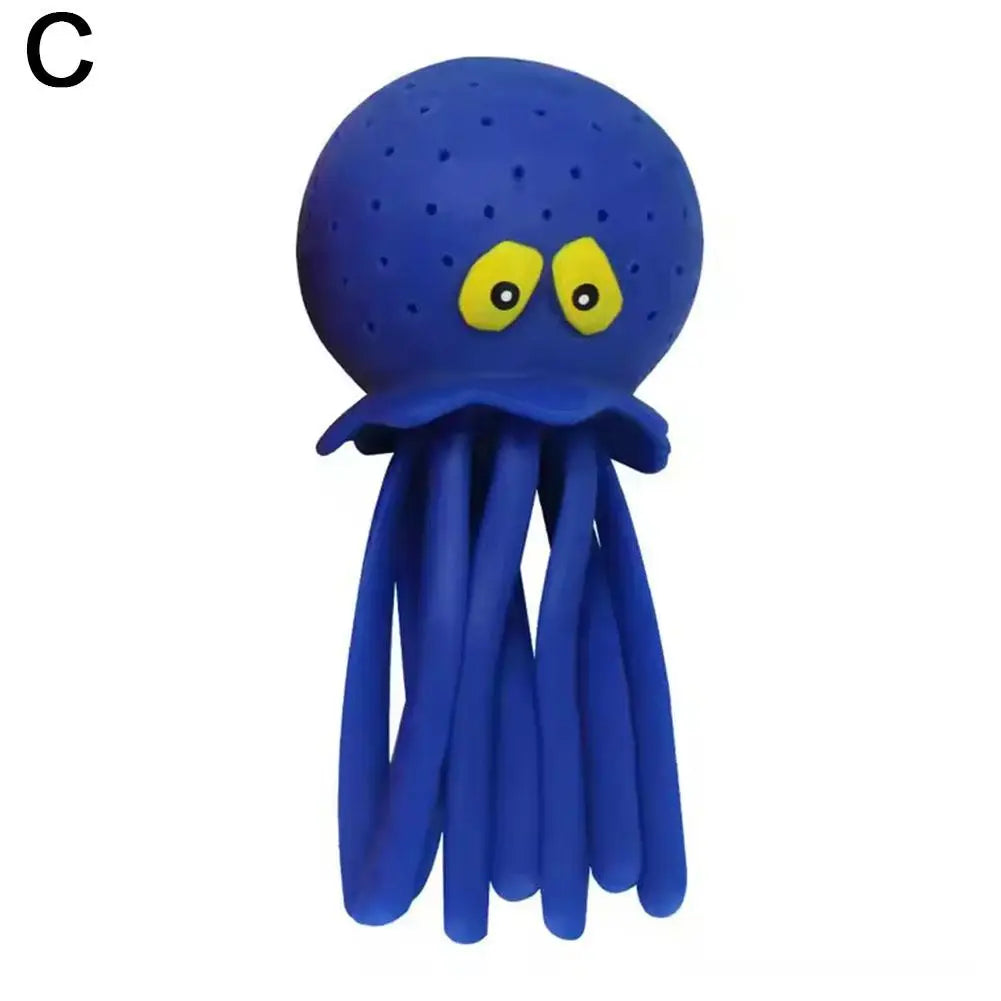 Baby Bath Toys Sponge Water Absorbing Octopus Squeezing Stress Relief Toys Summer Swimming Play Water Bath Toy for Children