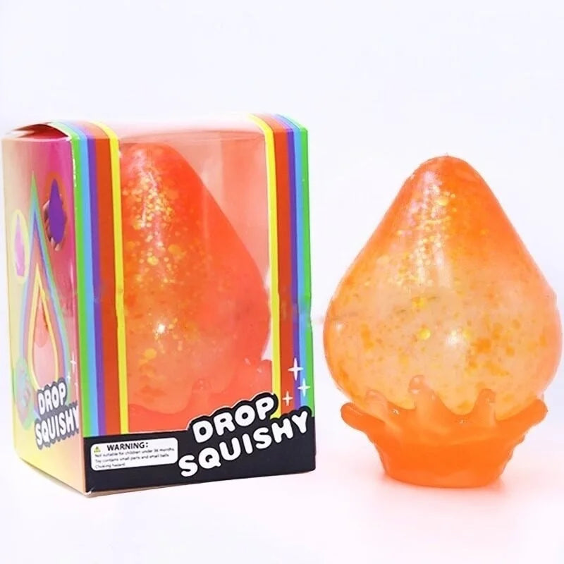 Schylling Needoh Maltose Dream Drop Cube Gumdrop Jellyfish Slow Rising Decompression for Sensory Squeeze Relax Stress Relief Toy