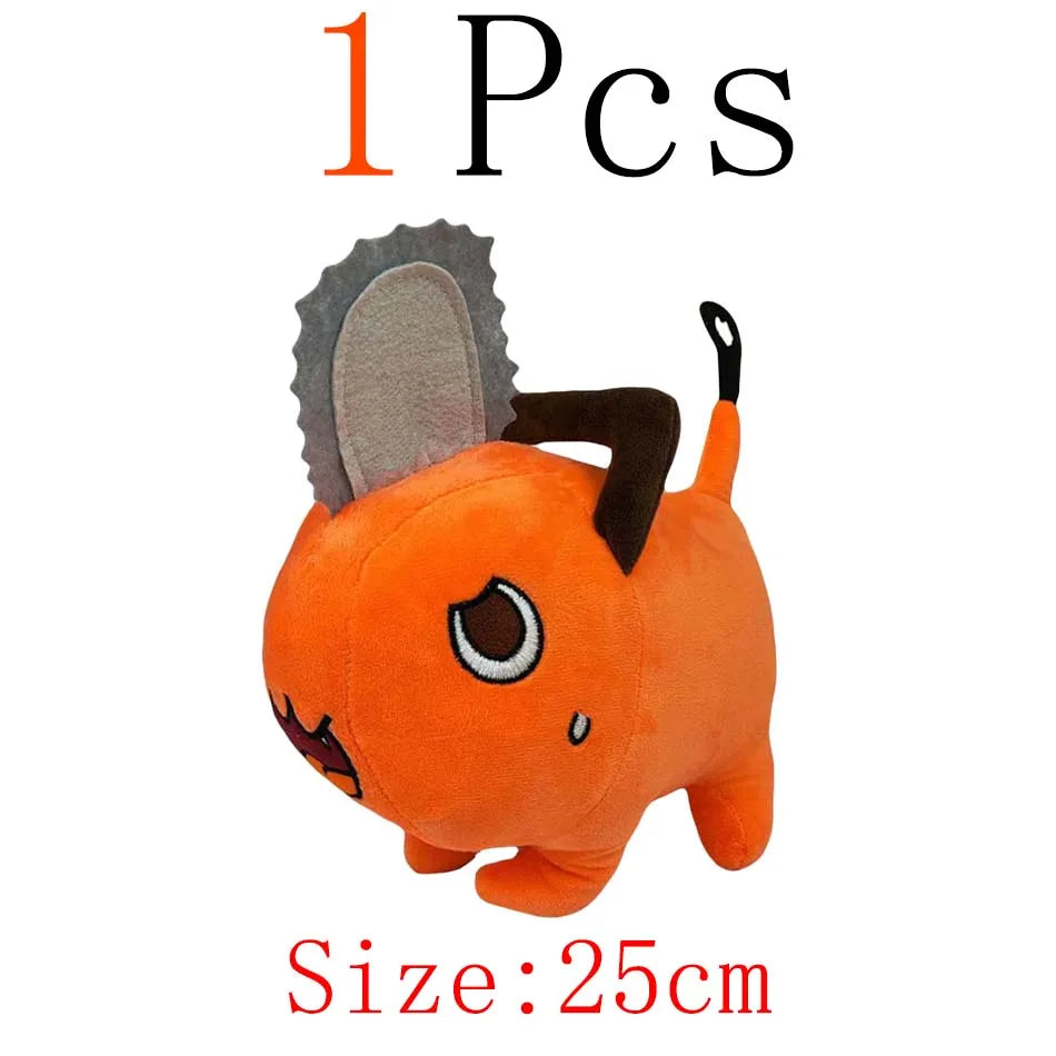 10-25CM Pochita Plush Chainsaw Chain Saw Man Plush Doll Cute Stuffed Cartoon Anime Soft Toys Pillow For Birthday Xmas Gifts