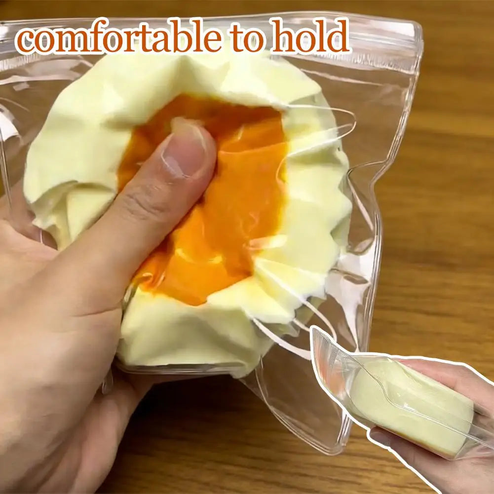 Cheese Cake Squeeze Toy Soft Slow Rebound Pinch Toy Milky Flavor Bread Toyfor Stress Relief Cute Anxiety Relief Toy