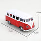 (bagged)1:38 Classical T1 Bus, Alloy Model Car, Simulated vehicle, children's alloy car, boy's toy model, car ornaments