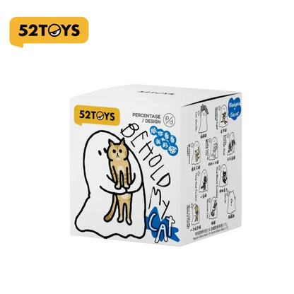 52toys Ghost Behold My Cat Series Blind Box Each Style With A Luminous Effect Car Decorative Ornament Model Mystery Box Fun Gift