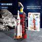 Space Rocket Building Blocks Set STEM Educational DIY Puzzle 3D Assembly Model Construction Toy for Kids Boys Girls School Gift