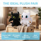 Kawaii Black Dragon Plush Toy Body Pillow Cute Cartoon Stuffed Doll Soft Decorative Body Pillow Sleeping Back Cushion Decor Gift