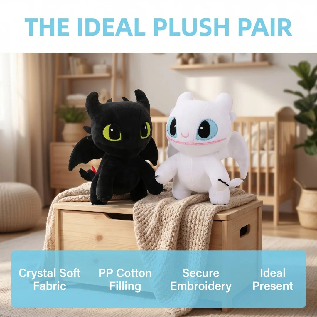 Kawaii Black Dragon Plush Toy Body Pillow Cute Cartoon Stuffed Doll Soft Decorative Body Pillow Sleeping Back Cushion Decor Gift