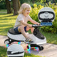 12V Electric Wiggle Car For Kids, 2 In 1 Ride On Swing Car With Pedal, Flashing Wheels Music, Anti-Rollover Toy For Toddlers
