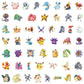 50/100/200pcs Pokemon Anime Stickers Pikachu Kawaii Sticker Laptop Suitcase Skateboard Guitar Phone Cartoon Kid Gift Toys