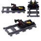 City Trains Flexible Tracks Forked Straight Curved Soft Rails Track Switch Building Block Bricks Kids DIY Technical Creative Toy