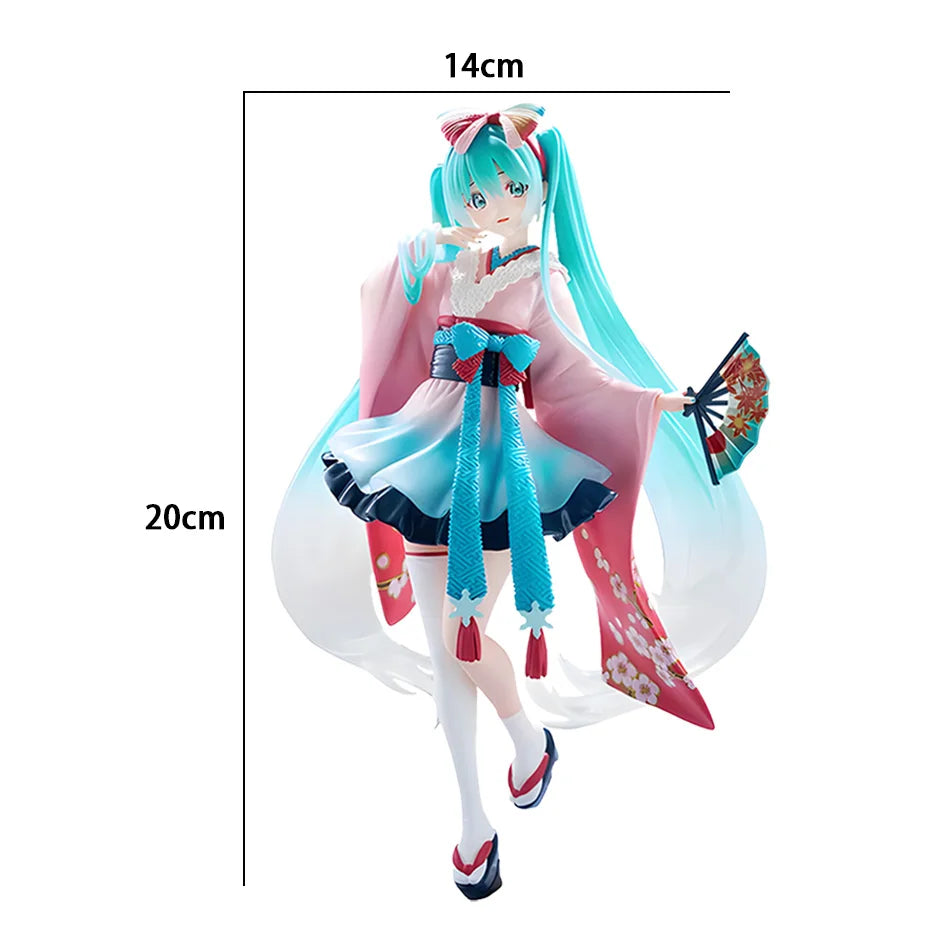 Hatsune Miku Anime Figurine - Cute Action PVC Toy Desktop Collection Gift - Standing & Sitting Posture Series