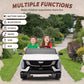 24V Ride On Car, Electric Vehicle With Remote Control, 2 Seater, 4-Wheel Shock Absorbers, Smooth Start, Led Lights For Kids