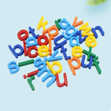 Magnetic Plastic Alphabet Fridge Stickers Early Educational Learning Spelling Counting Toys for Baby Toddlers
