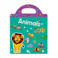 New Children Reusable Scene Cute Stickers DIY Puzzle Sticker Games Books Cartoon Animal Learning Cognition Toys For Kids Gift