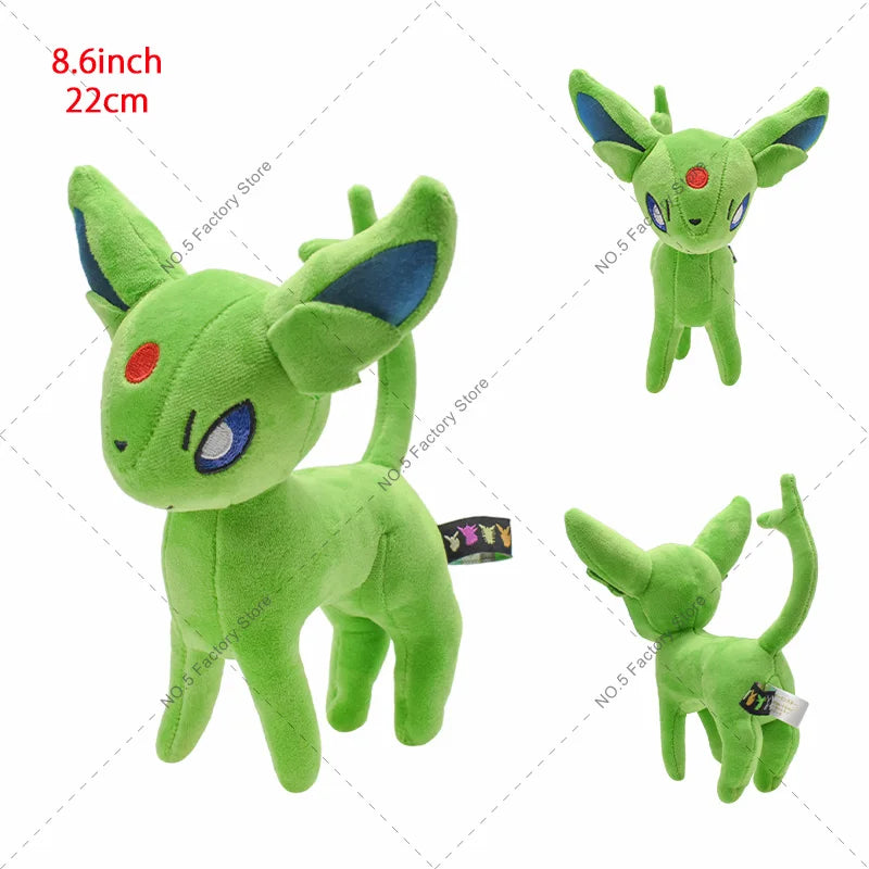 32 Style Eevee Plush Toy Pokemon Eeveelution Umbreon Vaporeon Jolteon Flareon Espeon Leafeon Cartoon Stuffed Animal Doll Peluche