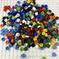 200pcs/lot Tile 1x1 Round Special Brick Building Block Small Particle Bulk Bricks Parts Diy Toy