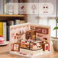 Robotime Rolife Super Creator Series Dollhouse Building Blocks Home Decor Creative Christmas Gift Tasty Cake Shop for Women