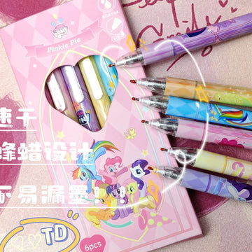 Kawaii My Little Pony Writing Stationery Set Cute Anime Cartoon Pen for Students School Office Holiday Gifts