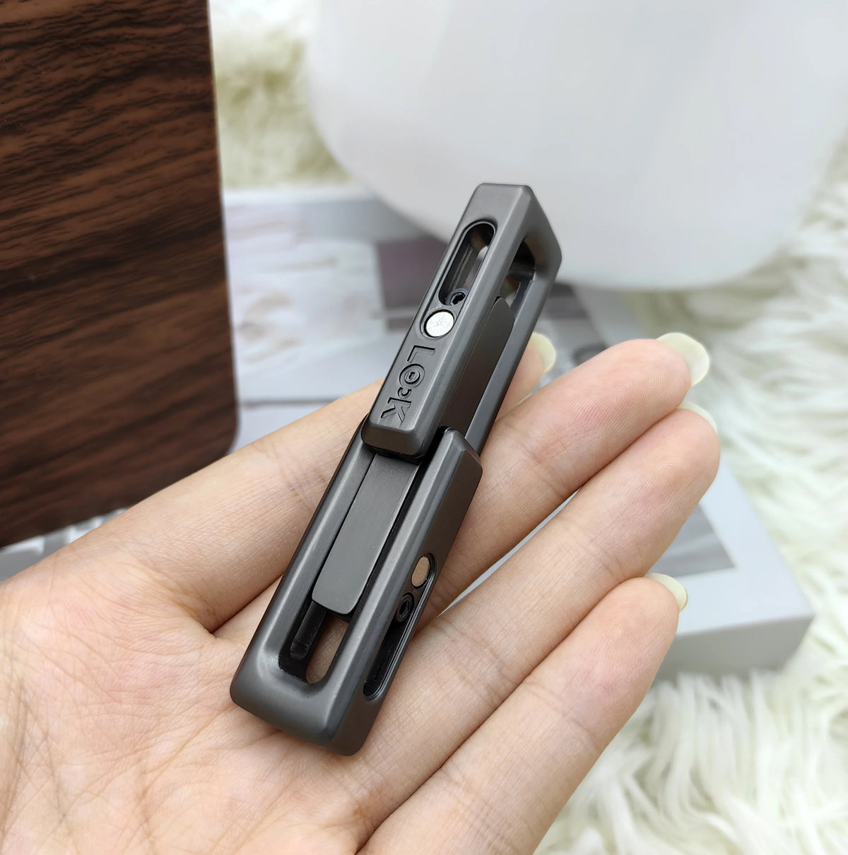 Xlock Magnetic Double Push Fidget Coin EDC Adult Decompression Toy Anxiety And Stress Relief Fidget Slider Spinner Handle Gift